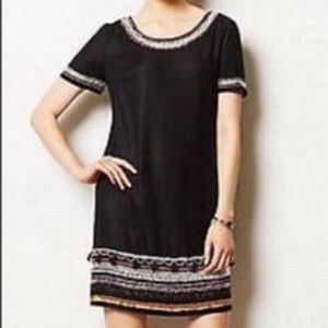 Anthropologie Maeve Sequined Shift Dress sz 0